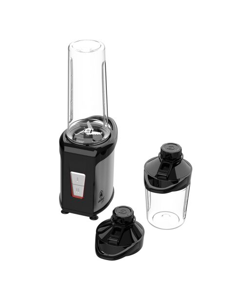 Mini Blender à Smoothies 350W - 6 pièces noir / orange - 300/500 ml