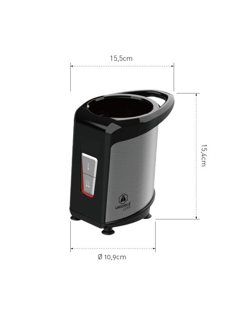 Mini Blender à Smoothies 350W - 6 pièces noir / orange - 300/500 ml