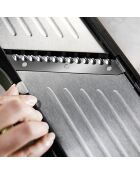 Mandoline réglables en plastique noir/argenté - 248g