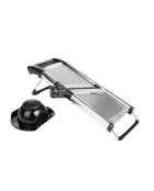 Mandoline Professional + Schutzhandschuhe schwarz/silber - 825g