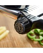 Mandoline Professional + Schutzhandschuhe schwarz/silber - 825g