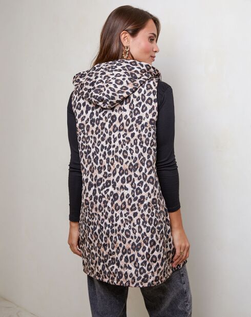 Doudoune sans manches Joséfine camel