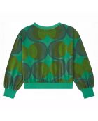 Sweat en Coton Bio imprimé vert