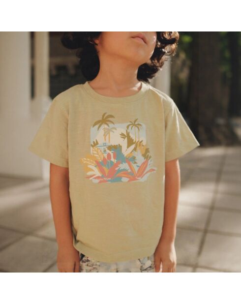 T-Shirt Tayo vert kaki