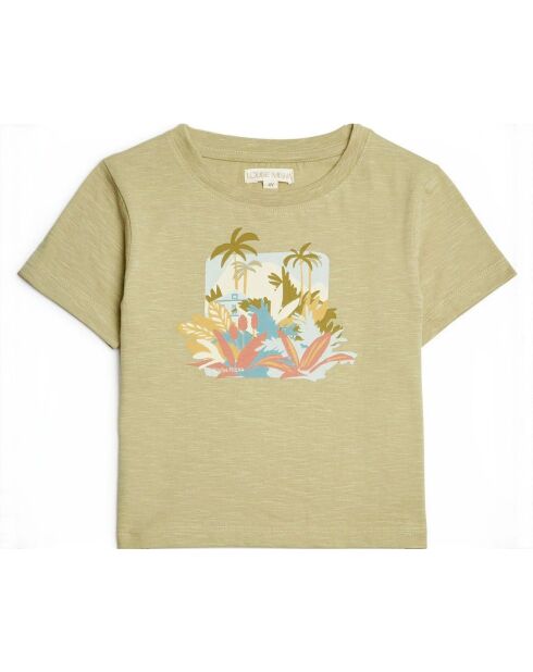 T-Shirt Tayo vert kaki