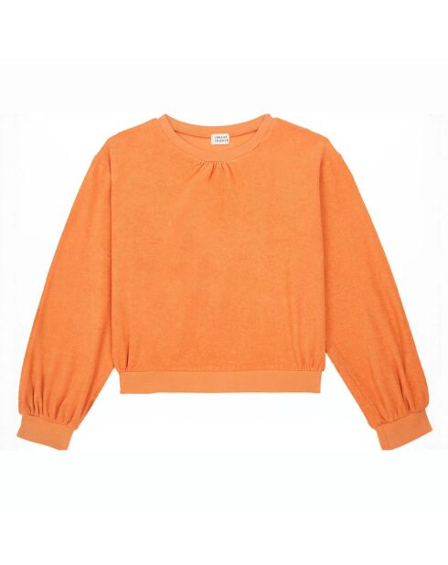 Sweat Eponge Coton Bio orange