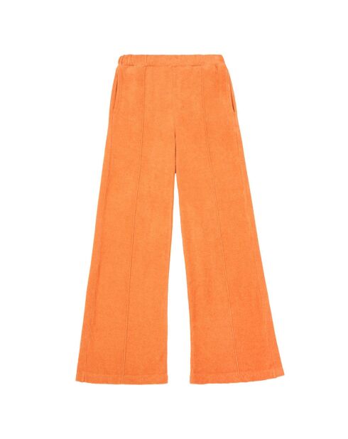 Pantaloni in spugna arancione