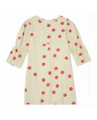 Robe à Pois Coton Bio beige