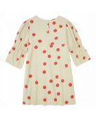 Robe à Pois Coton Bio beige