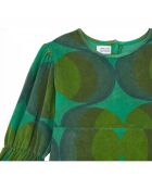 Robe en Coton Bio Retro verte