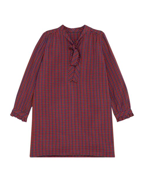 Abito in tartan rosso Belford