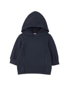 Robe à capuche Barbara bleu marine