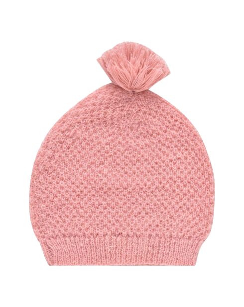 Bonnet en Laine mélangée Alaska rose