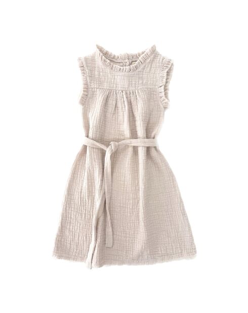 Robe Ruchée écrue