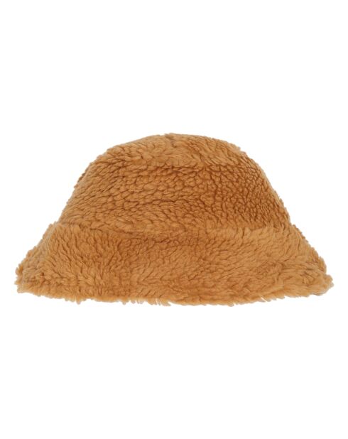 Chapeau Façon Fourrure camel