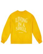 Sweat en Coton Bio Living In A Shell jaune