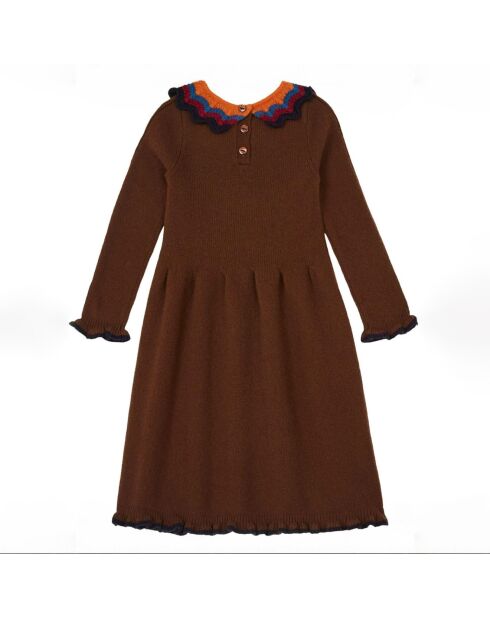 Robe en Laine mélangée Amberly caramel