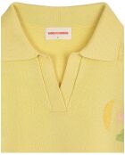 Gelber Rollkragenpullover aus Bio-Baumwolle