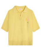 Gelber Rollkragenpullover aus Bio-Baumwolle