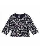 Cardigan Imprimé bleu marine