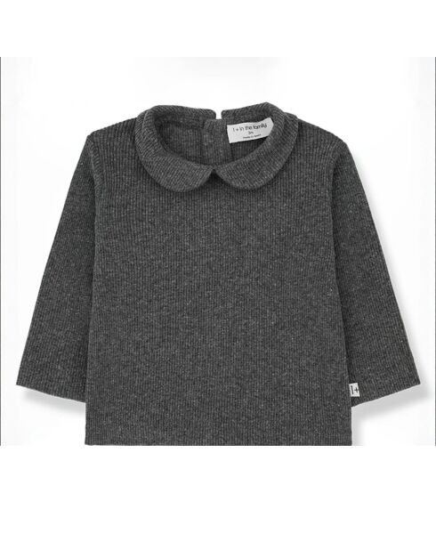 Graue Bluse Angelica