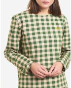 Blouse en Flanelle Carreaux verte