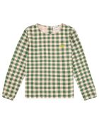 Blouse en Flanelle Carreaux verte