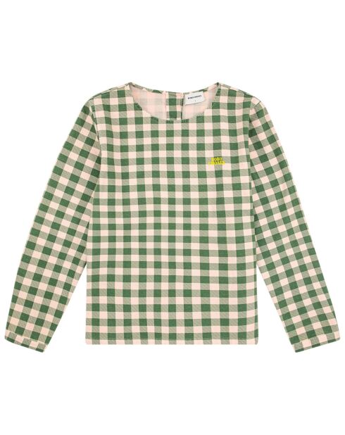 Blouse en Flanelle Carreaux verte