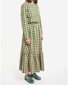 Blouse en Flanelle Carreaux verte