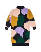 Robe Tricot Colorblock bleu nuit/multicolore