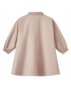 Robe en Popeline de Coton Anoda rose