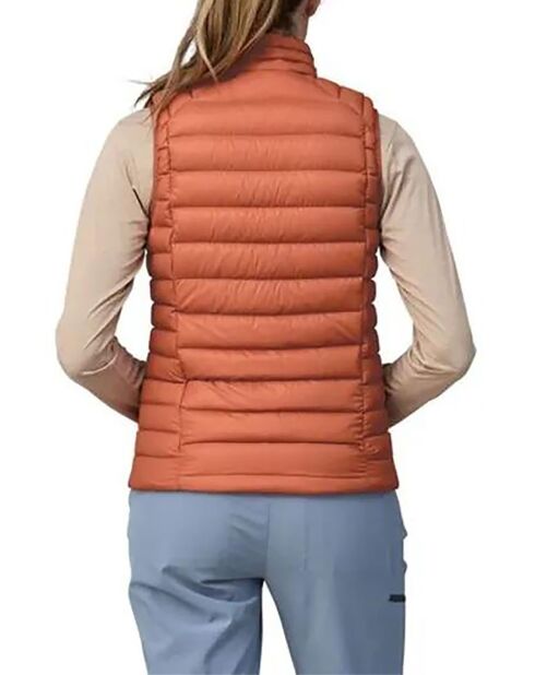 Doudoune Sans Manches Down Fibres Recyclées terracotta