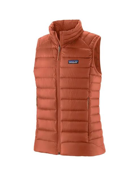 Doudoune Sans Manches Down Fibres Recyclées terracotta