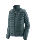 Doudoune Fine Down Recyclée vert de gris