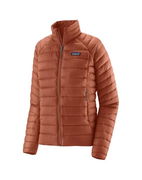 Doudoune Fine Down Recyclée terracotta