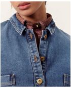 Robe Gihanim en Denim bleue