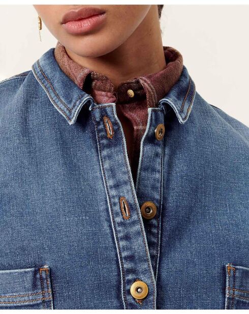 Robe Gihanim en Denim bleue