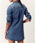 Robe Gihanim en Denim bleue