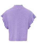 Pull en Laine mélangée Sans Manches Alexoa violet