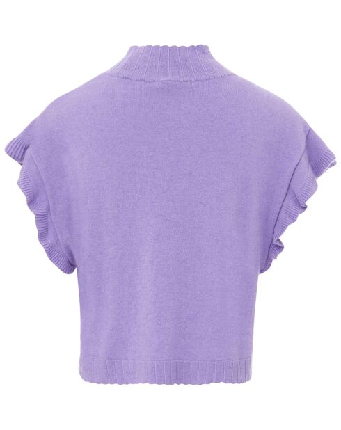 Pull en Laine mélangée Sans Manches Alexoa violet