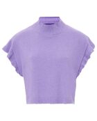 Pull en Laine mélangée Sans Manches Alexoa violet