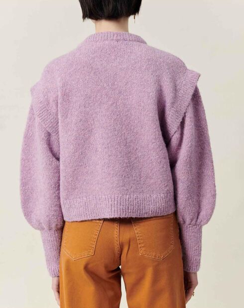 Pull Cuncani en Alpaga violet