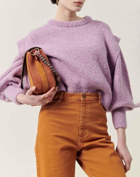 Pull Cuncani en Alpaga violet