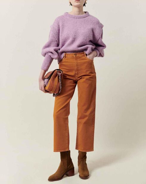 Pull Cuncani en Alpaga violet