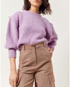 Pull Cuncani en Alpaga violet