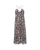 Robe Alina Song noir/multicolore