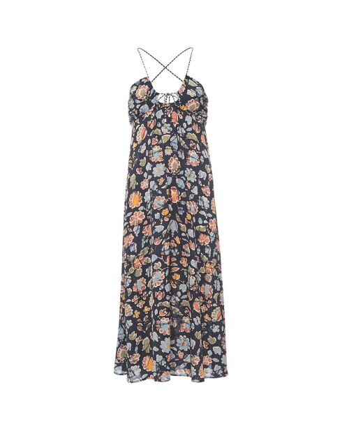 Robe Alina Song noir/multicolore