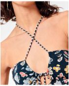 Robe Alina Song noir/multicolore