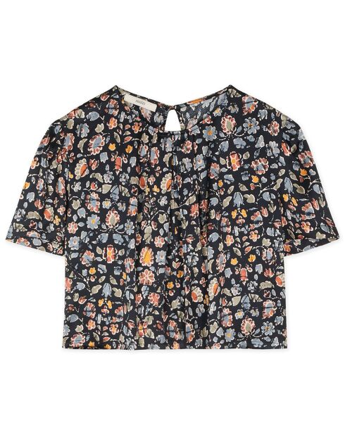 Top Nori noir/multicolore