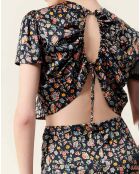 Top Nori noir/multicolore